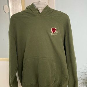 Vintage Green hoodie Smugglers notch Vermont VT